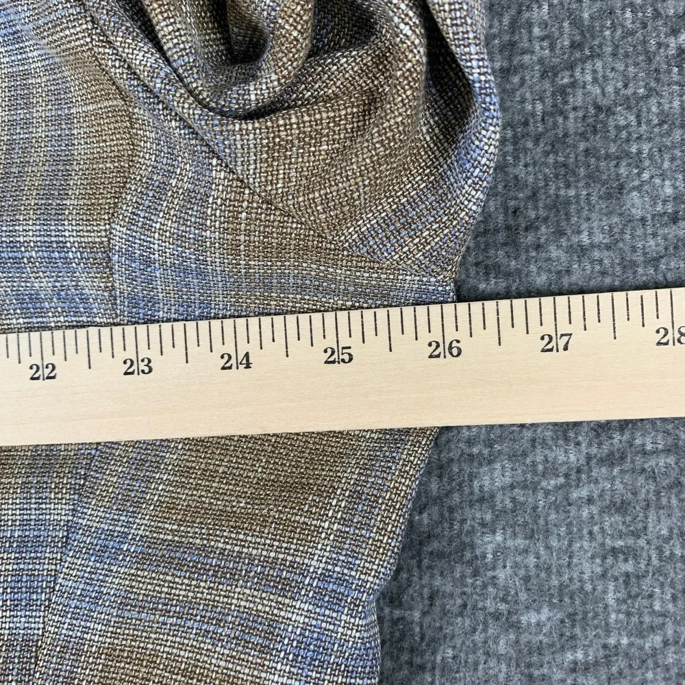 Joseph Abboud Blazer Jacket Men 52R Brown Glen Plaid Sport Coat NEW
